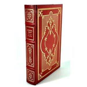 Henrik Ibsen Four Plays Franklin Library Vintage 1979 Illustrated Tony Eubanks